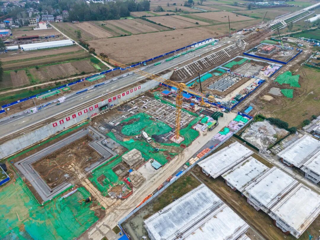 阜淮城际颍泉站（暂定名）建设正酣-颍泉铁路建设