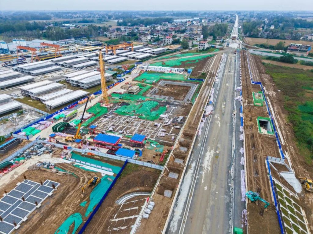 图片[2]-阜淮高铁现场图集-颍泉铁路建设