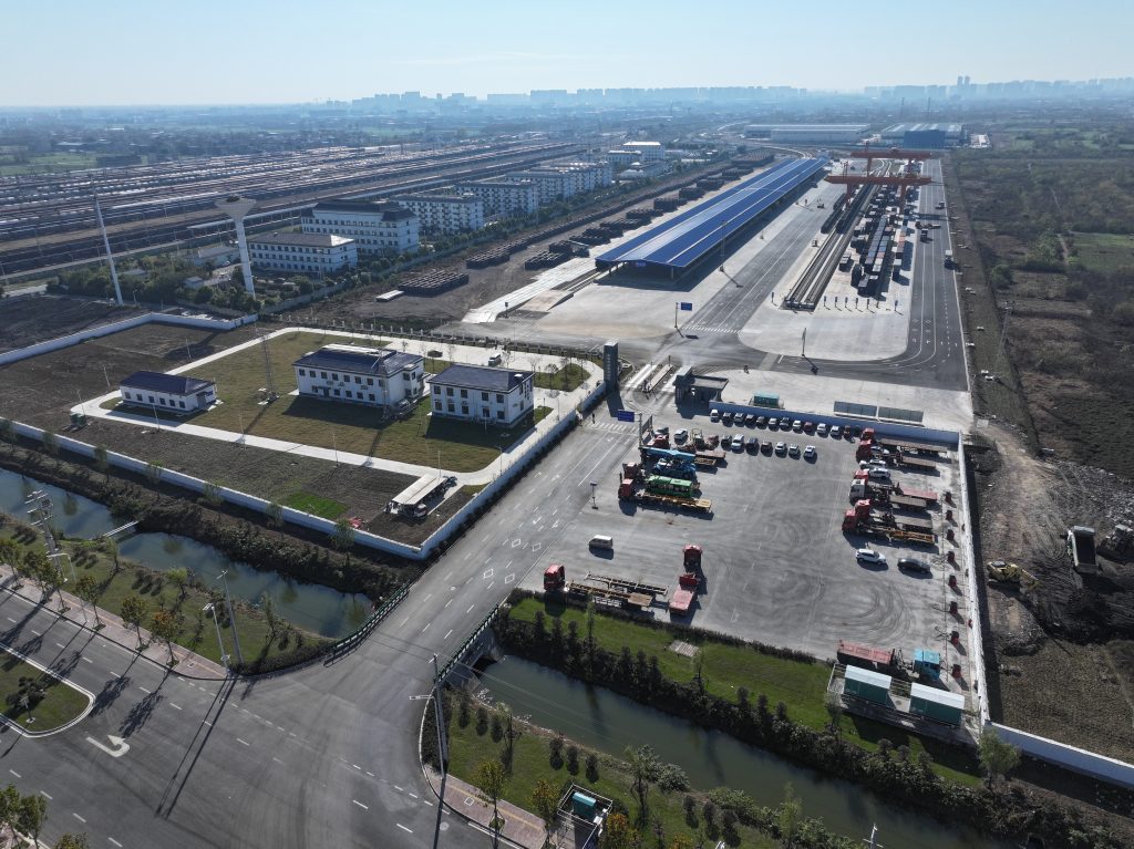 图片[1]-物流港现场图集-颍泉铁路建设