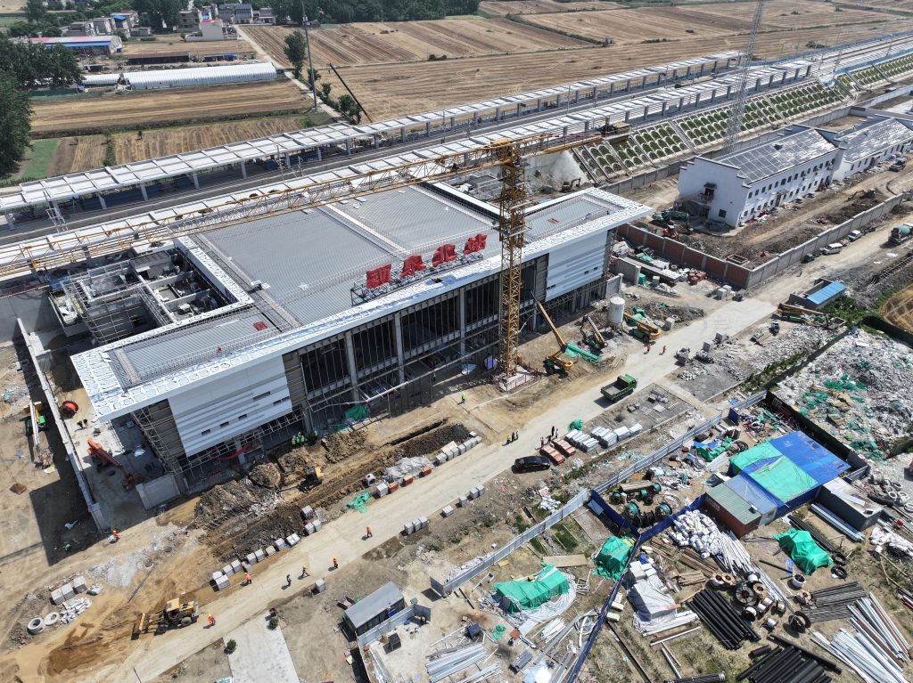 图片[1]-阜淮高铁现场图集-颍泉铁路建设
